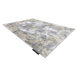 Dywan DE LUXE nowoczesny 6754 Ornament vintage przecierany - Strukturalny krem / złoty 180x270cm