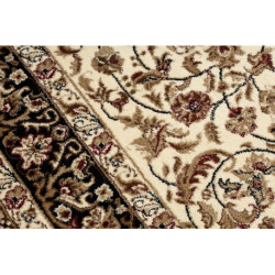 Dywan ROYAL wzór G020 ramka, żakard, czarny / krem 180x270cm Dywan ROYAL wzór G020 ramka, żakard, czarny / krem 180x270cm
