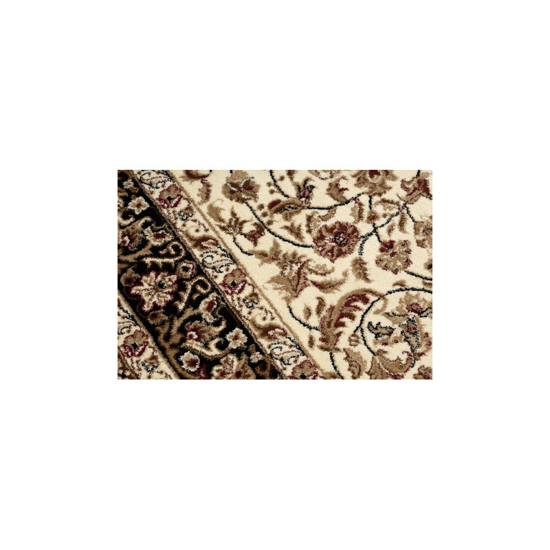 Dywan ROYAL wzór G020 ramka, żakard, czarny / krem 180x270cm Dywan ROYAL wzór G020 ramka, żakard, czarny / krem 180x270cm