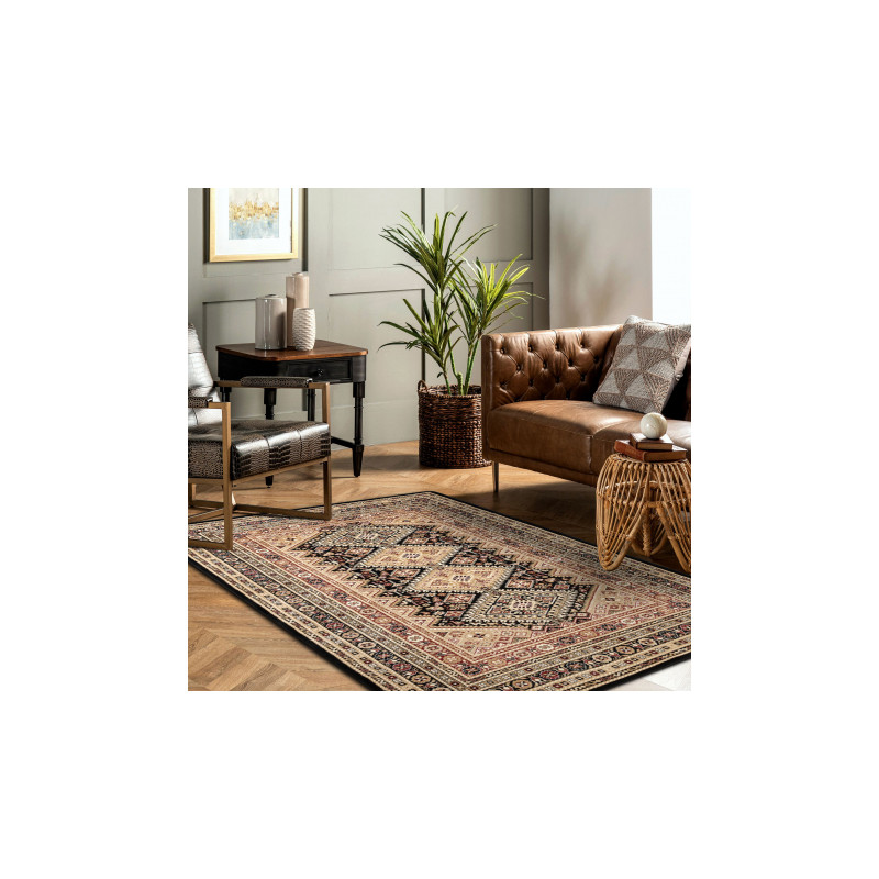 Dywan ROYAL wzór G021 Vintage czarny / beż 250x350cm Dywan ROYAL wzór G021 Vintage czarny / beż 250x350cm