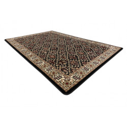 Dywan ROYAL wzór GR023 Klasyczny Ornament, czarny / krem 250x350cm