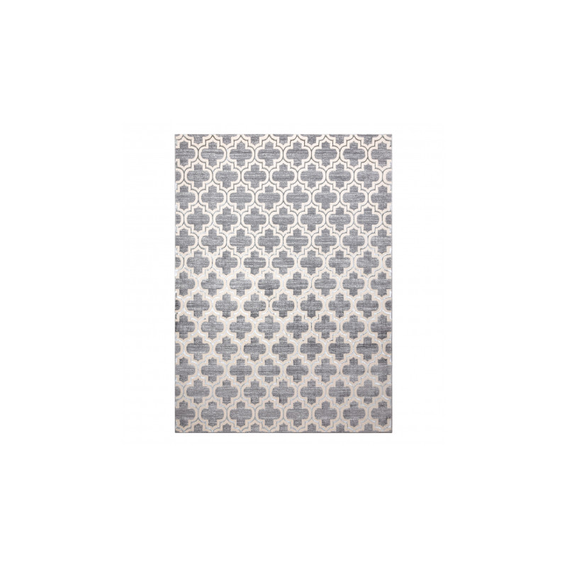 Dywan CORE W6764 Koniczyna marokańska Trellis - Strukturalny, dwa poziomy runa, szary / krem 120x170cm Dywan CORE W6764 Koniczyna marokańska Trellis - Strukturalny, dwa poziomy runa, szary / krem 120x170cm