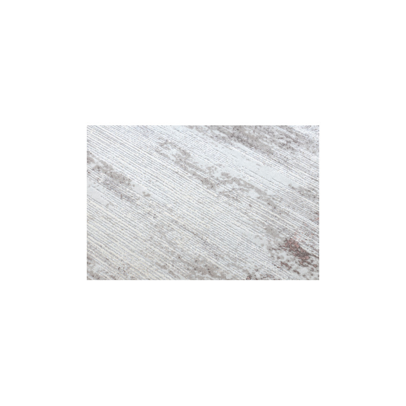 Dywan CORE W9775 Ramka, Przecierany - Strukturalny, dwa poziomy runa, jasny beż / róż 80x150cm