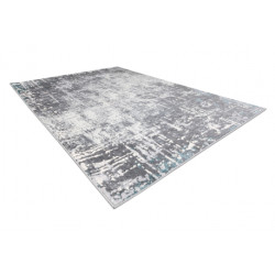 Dywan CORE W9782 Przecierany - Strukturalny, dwa poziomy runa, kość słoniowa / szary 140x190cm