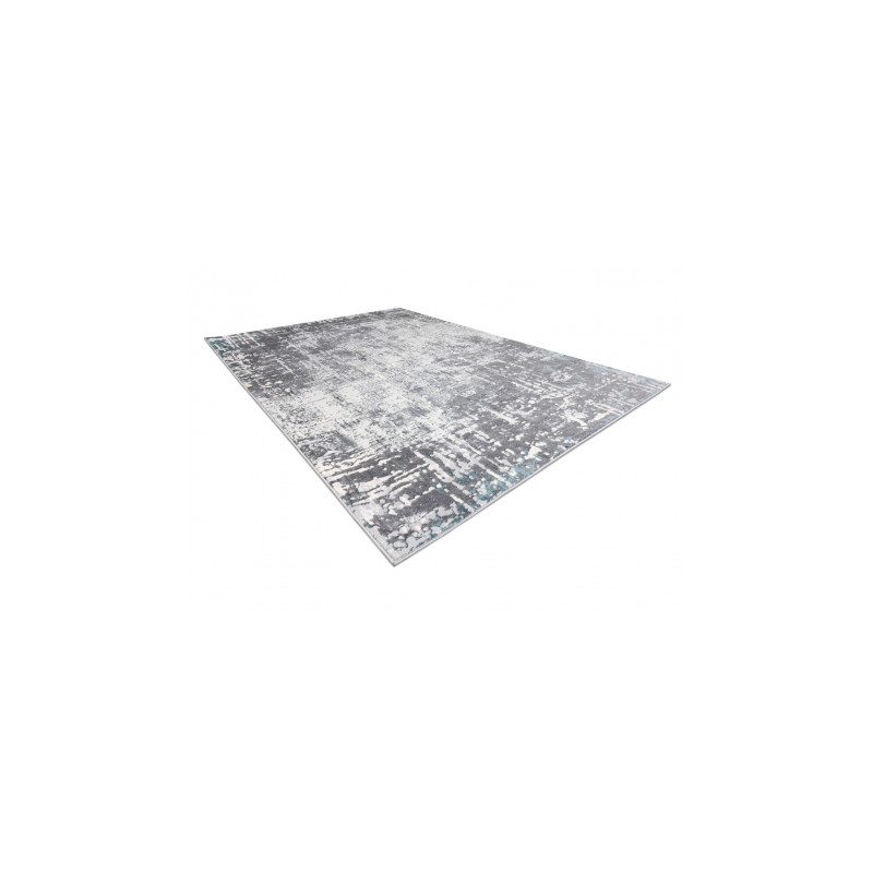 Dywan CORE W9782 Przecierany - Strukturalny, dwa poziomy runa, kość słoniowa / szary 140x190cm