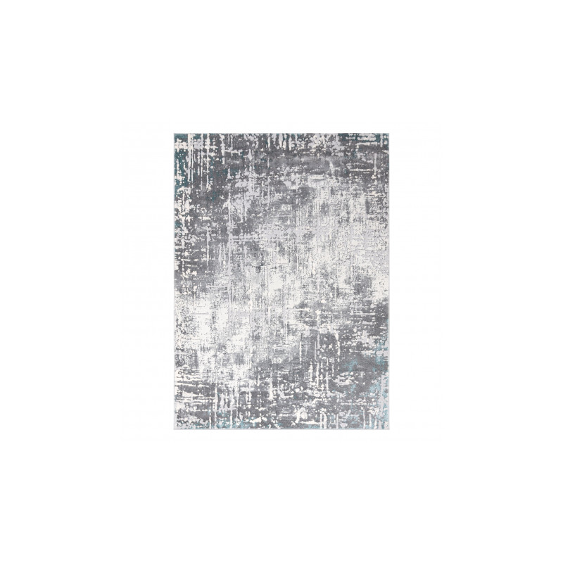 Dywan CORE W9782 Przecierany - Strukturalny, dwa poziomy runa, kość słoniowa / szary 160x220cm