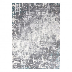 Dywan CORE W9782 Przecierany - Strukturalny, dwa poziomy runa, kość słoniowa / szary 180x270cm