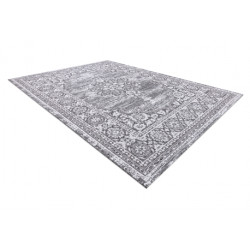 Dywan SZNURKOWY SIZAL LOFT 21213 Ornament szary / srebrny / kość słoniowa 60x110cm