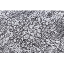 Dywan SZNURKOWY SIZAL LOFT 21213 Ornament szary / srebrny / kość słoniowa 60x110cm