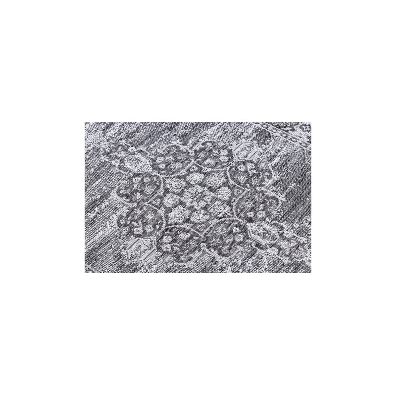 Dywan SZNURKOWY SIZAL LOFT 21213 Ornament szary / srebrny / kość słoniowa 60x110cm