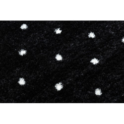 Dywan FLUFFY 2370 shaggy kropki - antracyt / biały 200x290cm Dywan FLUFFY 2370 shaggy kropki - antracyt / biały 200x290cm