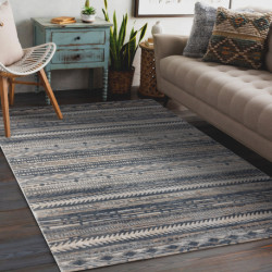 Dywan OHIO CF56A boho - Strukturalny, dwa poziomy runa szary 200x290cm Dywan OHIO CF56A boho - Strukturalny, dwa poziomy runa szary 200x290cm