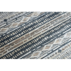 Dywan OHIO CF56A boho - Strukturalny, dwa poziomy runa szary 200x290cm Dywan OHIO CF56A boho - Strukturalny, dwa poziomy runa szary 200x290cm