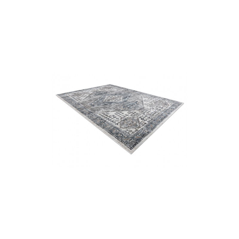 Dywan OHIO Z431A ramka, ornament - Strukturalny, dwa poziomy runa krem / szary 120x170cm Dywan OHIO Z431A ramka, ornament - Strukturalny, dwa poziomy runa krem / szary 120x170cm