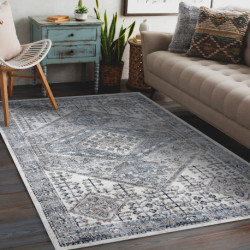 Dywan OHIO Z431A ramka, ornament - Strukturalny, dwa poziomy runa krem / szary 120x170cm Dywan OHIO Z431A ramka, ornament - Strukturalny, dwa poziomy runa krem / szary 120x170cm