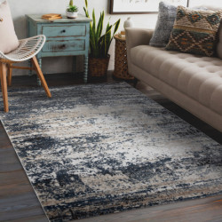 Dywan OHIO CB10A beton - Strukturalny, dwa poziomy runa krem / niebieski 80x150cm Dywan OHIO CB10A beton - Strukturalny, dwa poziomy runa krem / niebieski 80x150cm