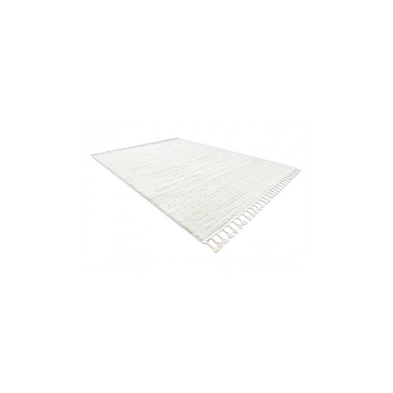 Dywan SEVILLA AC53B paski, prążki biały Frędzle berberyjski marokański shaggy 140x190cm Dywan SEVILLA AC53B paski, prążki biały Frędzle berberyjski marokański shaggy 140x190cm
