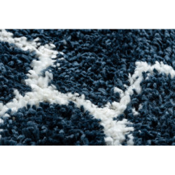 Dywan UNION 3488 Koniczyna marokańska niebieski / krem Frędzle berberyjski marokański shaggy 160x220cm Dywan UNION 3488 Koniczyna marokańska niebieski / krem Frędzle berberyjski marokański shaggy 160x220cm
