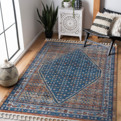 Dywan nowoczesny BELLE BG58A granat / beż Frędzle 80x150cm Dywan nowoczesny BELLE BG58A granat / beż Frędzle 80x150cm