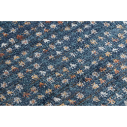 Dywan nowoczesny BELLE BG58A granat / beż Frędzle  200x290cm