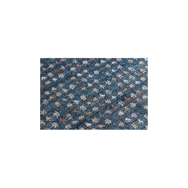 Dywan nowoczesny BELLE BG58A granat / beż Frędzle  200x290cm