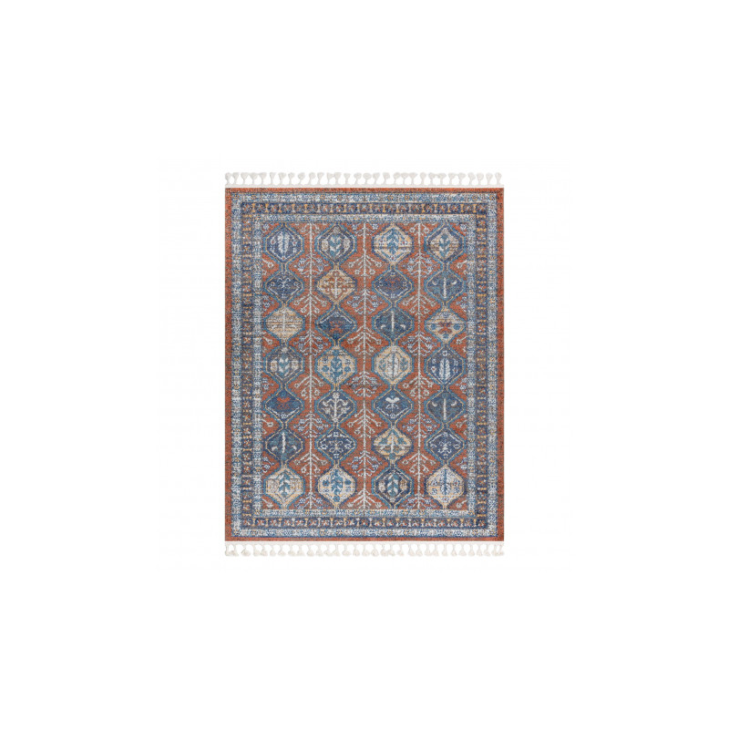 Dywan nowoczesny BELLE BG60A brązowy / róż Frędzle 140x190cm Dywan nowoczesny BELLE BG60A brązowy / róż Frędzle 140x190cm