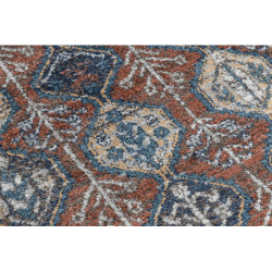 Dywan nowoczesny BELLE BG60A brązowy / róż Frędzle  200x290cm