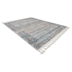Dywan nowoczesny BELLE BN25A beż / niebieski Frędzle 160x220cm Dywan nowoczesny BELLE BN25A beż / niebieski Frędzle 160x220cm