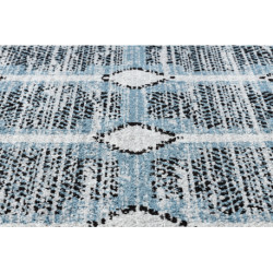 Dywan nowoczesny BELLE BR22A beż / niebieski Frędzle  160x220cm