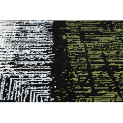 Dywan JAVA nowoczesny 1523 Ramka zielony / kość słoniowa 160x230cm