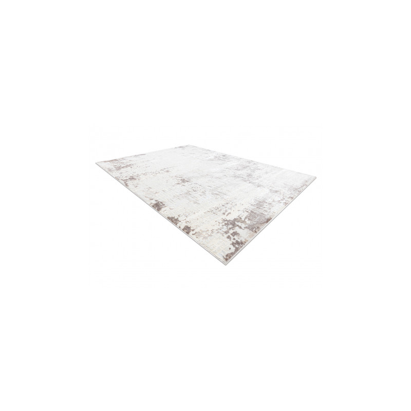Dywan CORE 002A Abstrakcja - Strukturalny, dwa poziomy runa, kość słoniowa / beż 120x170cm