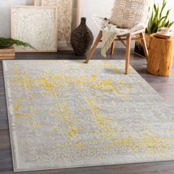 Dywan CORE 3807 Ornament Vintage - Strukturalny, dwa poziomy runa, beż / złoty 80x150cm