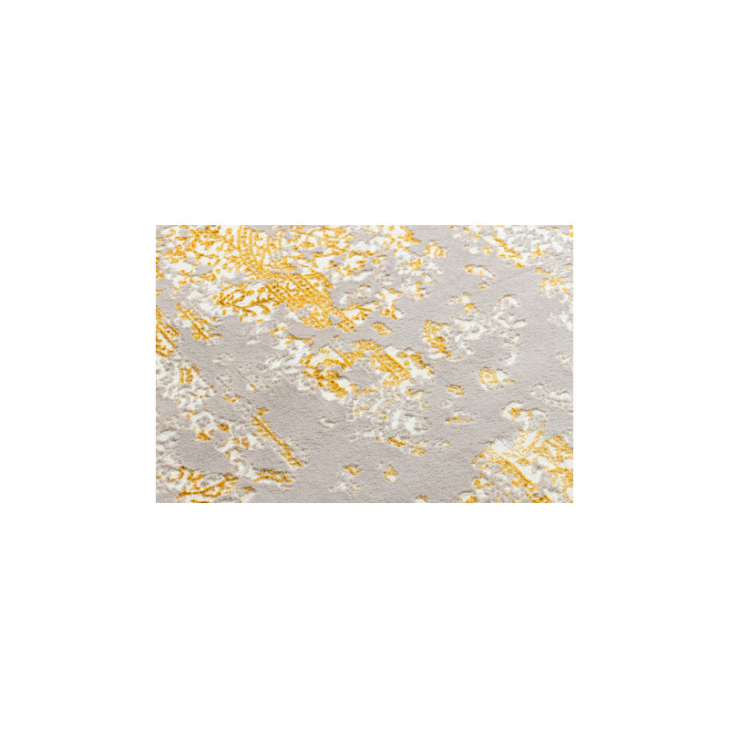 Dywan CORE 3807 Ornament Vintage - Strukturalny, dwa poziomy runa, beż / złoty 80x150cm