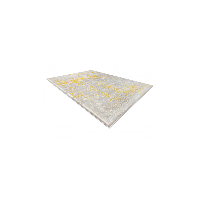 Dywan CORE 3807 Ornament Vintage - Strukturalny, dwa poziomy runa, beż / złoty 200x290cm