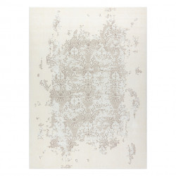 Dywan CORE 3824 Ornament Vintage - Strukturalny, dwa poziomy runa, krem / brązowy 80x150cm