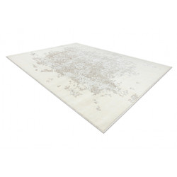 Dywan CORE 3824 Ornament Vintage - Strukturalny, dwa poziomy runa, krem / brązowy 160x220cm