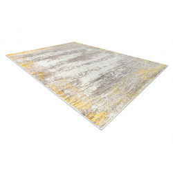 Dywan CORE W9775 Ramka, Przecierany - Strukturalny, dwa poziomy runa, kość słoniowa / beż 120x170cm
