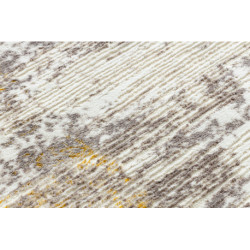 Dywan CORE W9775 Ramka, Przecierany - Strukturalny, dwa poziomy runa, kość słoniowa / beż 160x220cm