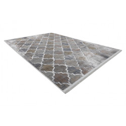 Dywan LUCE 75 nowoczesny Koniczyna marokańska, vintage przecierany - Strukturalny szary / musztarda 173x270cm Dywan LUCE 75 nowoczesny Koniczyna marokańska, vintage przecierany - Strukturalny szary / musztarda 173x270cm