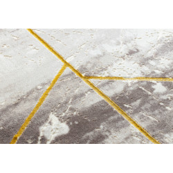 Dywan CORE 1818 Geometryczny - Strukturalny, dwa poziomy runa, kość słoniowa / złoty 80x150cm Dywan CORE 1818 Geometryczny - Strukturalny, dwa poziomy runa, kość słoniowa / złoty 80x150cm