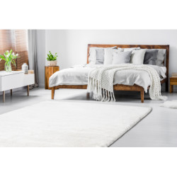 Dywan TEDDY Shaggy kość słoniowa bardzo gruby, pluszowy, antypoślizgowy, do prania 160x220cm Dywan TEDDY Shaggy kość słoniowa bardzo gruby, pluszowy, antypoślizgowy, do prania 160x220cm