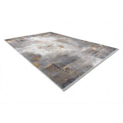 Dywan LUCE 77 nowoczesny Ramka vintage przecierany - Strukturalny szary / musztarda 154x220cm Dywan LUCE 77 nowoczesny Ramka vintage przecierany - Strukturalny szary / musztarda 154x220cm