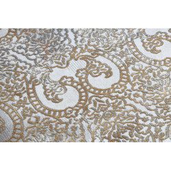 Dywan LUCE 84 nowoczesny Ornament vintage przecierany - Strukturalny szary / musztarda 115x170cm Dywan LUCE 84 nowoczesny Ornament vintage przecierany - Strukturalny szary / musztarda 115x170cm