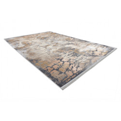 Dywan LUCE 74 nowoczesny Kostka brukowa vintage przecierany - Strukturalny szary / musztarda 77x150cm Dywan LUCE 74 nowoczesny Kostka brukowa vintage przecierany - Strukturalny szary / musztarda 77x150cm
