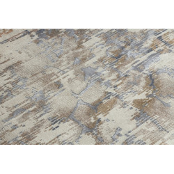 Dywan LUCE 74 nowoczesny Kostka brukowa vintage przecierany - Strukturalny szary / musztarda 115x170cm