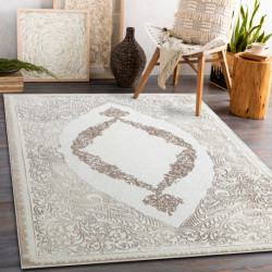 Dywan CORE 8111 Ornament Vintage - Strukturalny, dwa poziomy runa, beż 140x190cm Dywan CORE 8111 Ornament Vintage - Strukturalny, dwa poziomy runa, beż 140x190cm