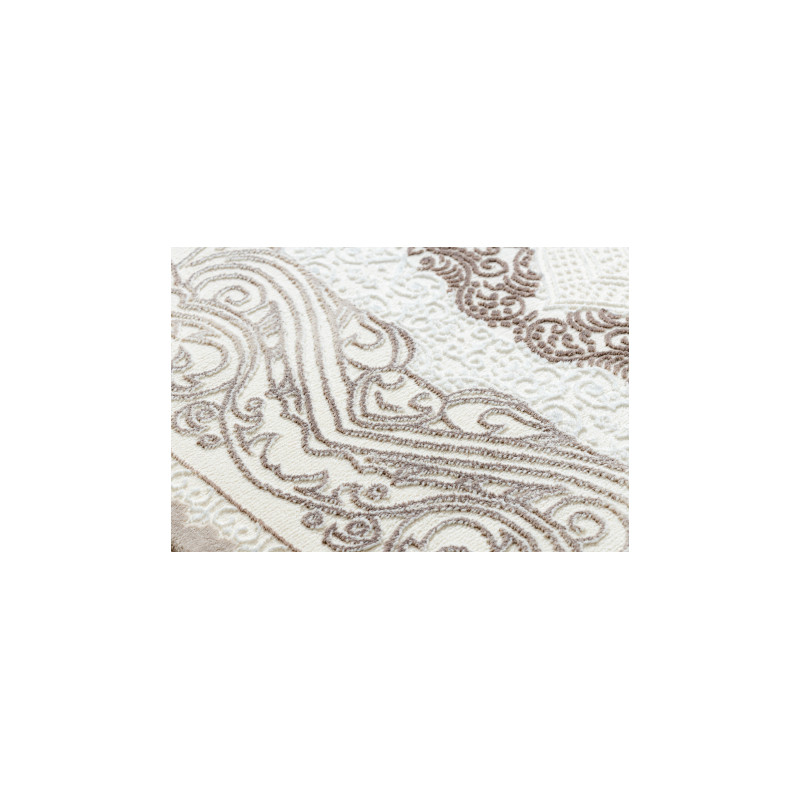 Dywan CORE 8111 Ornament Vintage - Strukturalny, dwa poziomy runa, beż 160x220cm Dywan CORE 8111 Ornament Vintage - Strukturalny, dwa poziomy runa, beż 160x220cm