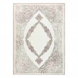 Dywan CORE 8111 Ornament Vintage - Strukturalny, dwa poziomy runa, beż 180x270cm