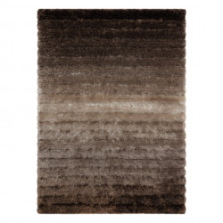 Dywan shaggy FLIM 007-B3 nowoczesny, Pasy - Strukturalny, brązowy 160x220cm