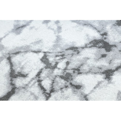 Dywan nowoczesny COZY Lina, geometryczny, marmur - Strukturalny, dwa poziomy runa szary 180x270cm